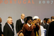 Cimeira trouxe Muammar Kadhafi a Portugal em 2007