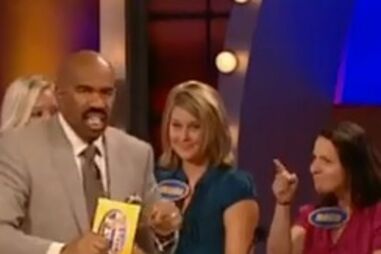 Esperma, Esperma na boca, Family Feud, EUA, Concurso televisivo, Televisão, Steve Harvey