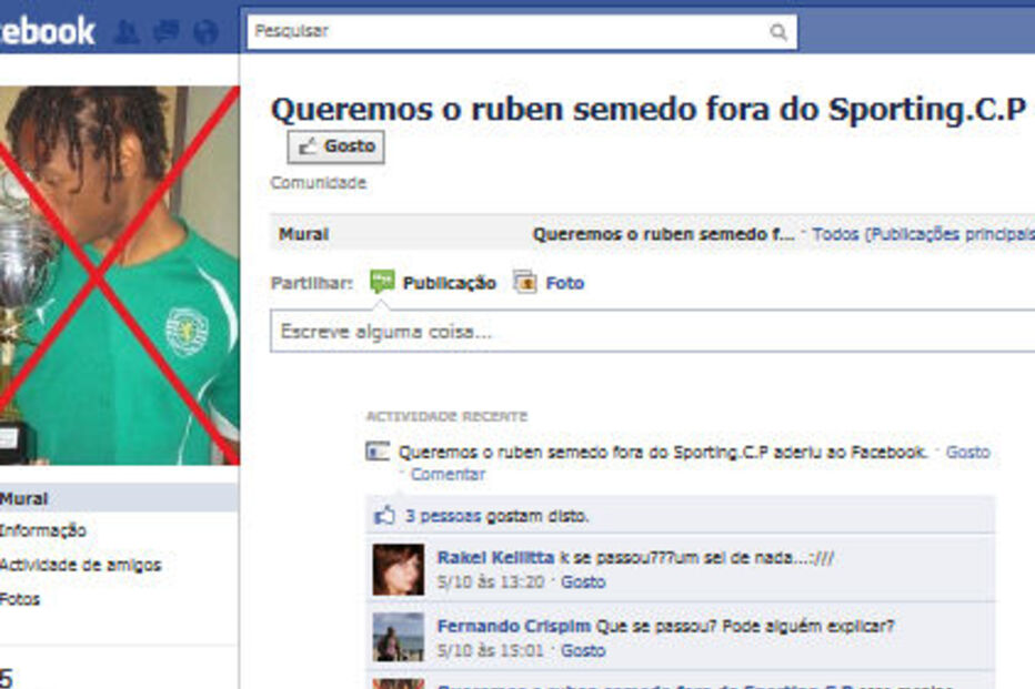 ruben semedo, jogador, sporting, polémica, redes sociais, internet, facebookl, benfica
