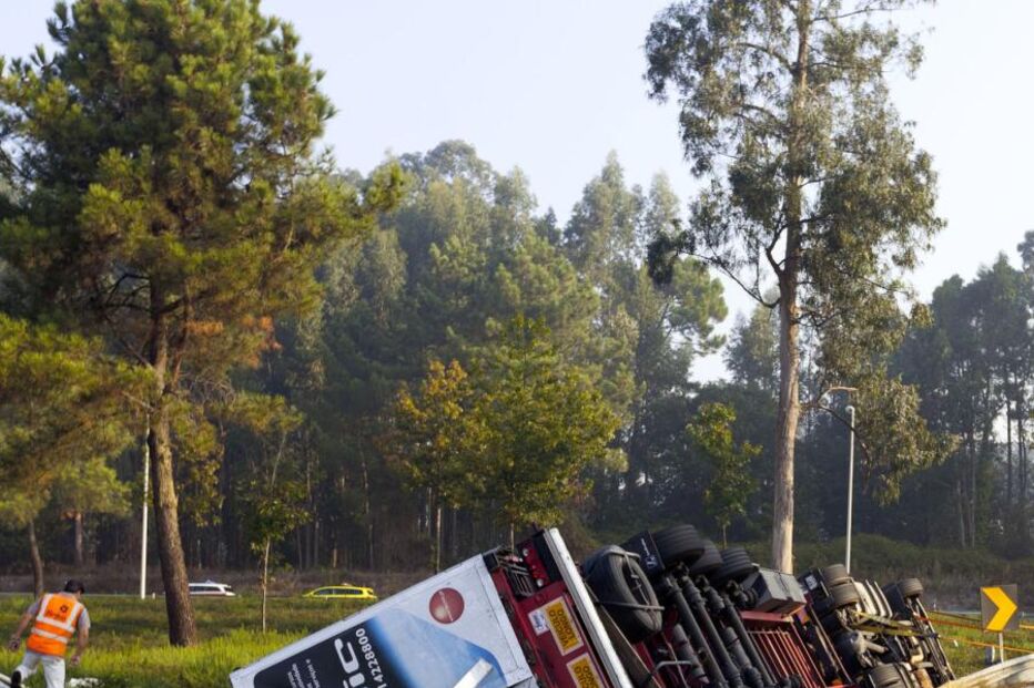 Albergaria-a-Velha, CAMIÃO, ACIDENTE, MORTE, A1