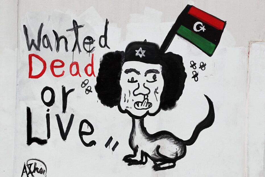 Horror e festejos na morte sangrenta de Kadhafi