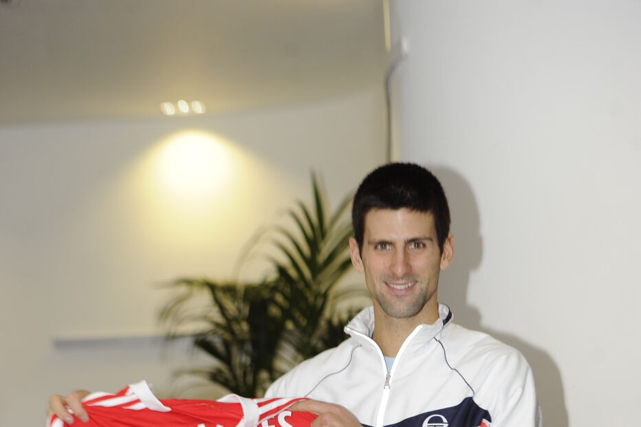 benfica, ténis, novak djokovic, londres, camisola