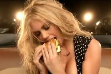 Kate Upton, Sports Illustrated, Drive-In, EUA, Anúncio, Publicidade, Carl's, Cheeseburger, Southwest Patty Melt