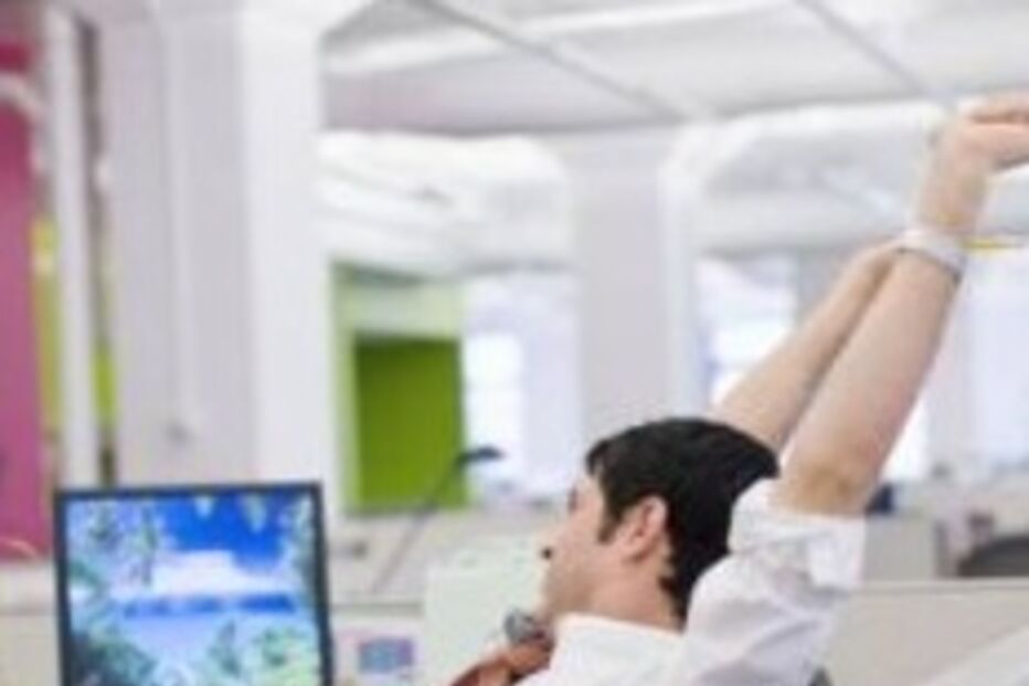 Espreguiçar, Stress, sorrir, chorar, respirar fundo, trabalho