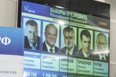 Vladimir Putin, Rússia, Moscovo, Presidenciais russas, Guennadi Ziuganov, Jirinovski, Prokhorov, Mironov