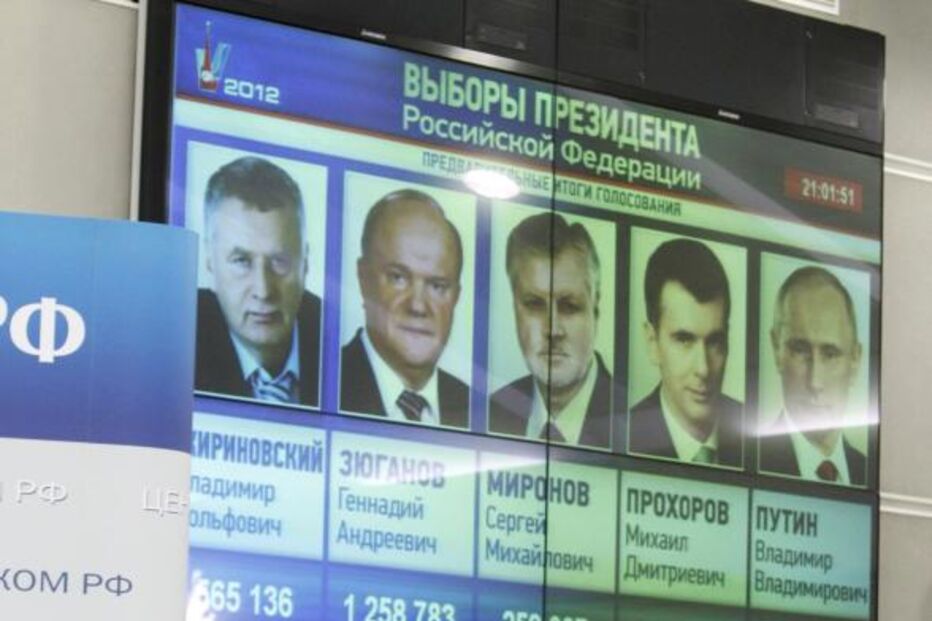 Vladimir Putin, Rússia, Moscovo, Presidenciais russas, Guennadi Ziuganov, Jirinovski, Prokhorov, Mironov