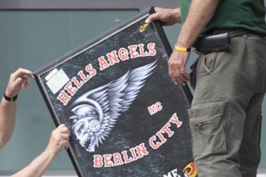 hells angels, motards, berlim, alemanha
