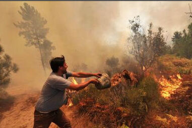 Oliveira de Hospital, Povoações, Incêndios, Fogo