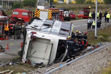 frança, autocarro, acidente, mortos, matrícula, polaca