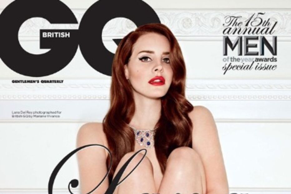 Lana Del Rey, música, GQ, revista, Mulher do Ano, cantora, fotografia, nudez, pose, Mariano Vivanco, Born To Die, H&M, Jaguar, cinema