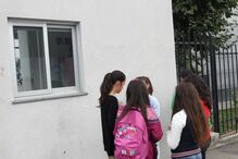 Turma chamada a ver agressão 