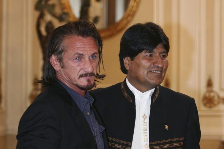 sean penn, embaixador, evo morales, coca