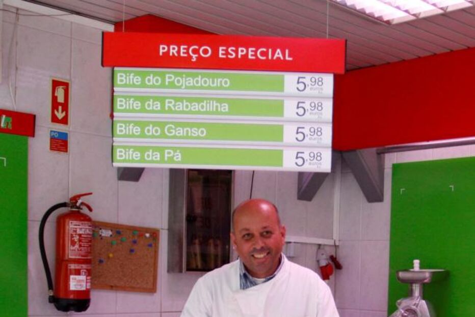 carne, talho, preços, cavalo