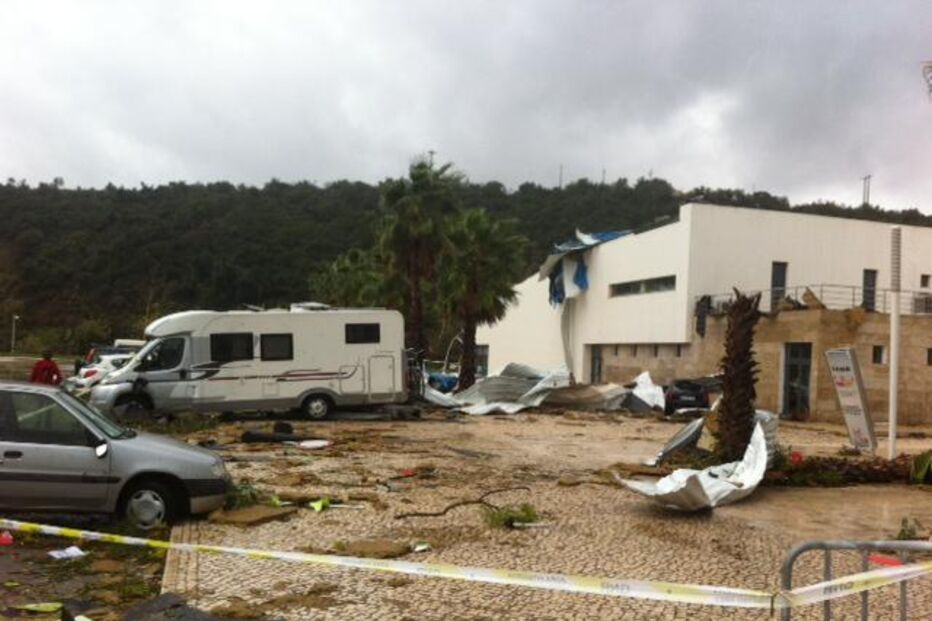 tornado, algarve, feridos, destruição
