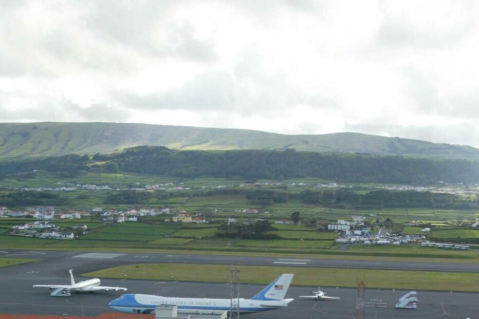 MILITARES, EUA, LAJES, BASE AÉREA, AÇORES, ILHA TERCEIRA