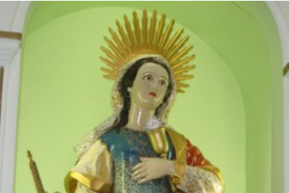 restauro, imagem, escultura, santa bárbara, brasil, niterói, rio de janeiro, barbie, nilton teixeira