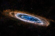 Imagens de ‘Andrómeda’, galáxia em forma de espiral mais próxima da Terra