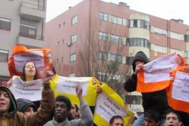 manifestação, alunos, braga, sindicato, professores, condena, atuação, policial, norte, manifestavam, escola, alberto sampaio, inquérito, responsabilidades