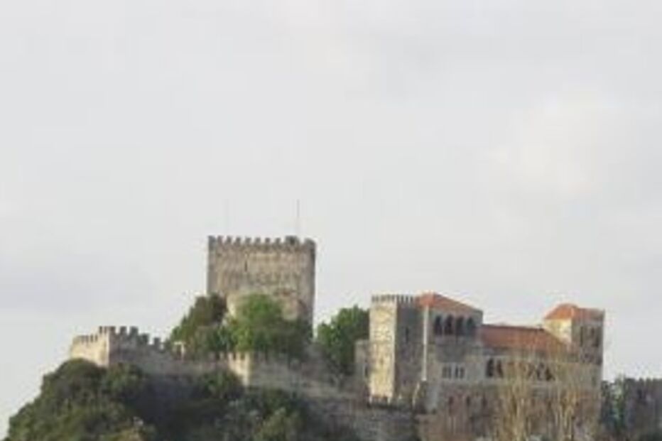 sistema elétrico, relâmpago, leiria, castelo, mau tempo, monumento, tempestade