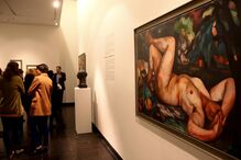 O Museu Nacional de Arte Contemporânea – Museu do Chiado inaugura hoje uma nova exposição permanente com cerca de 100 obras, desde 1850 até 1975. (Inácio Rosa/Lusa)