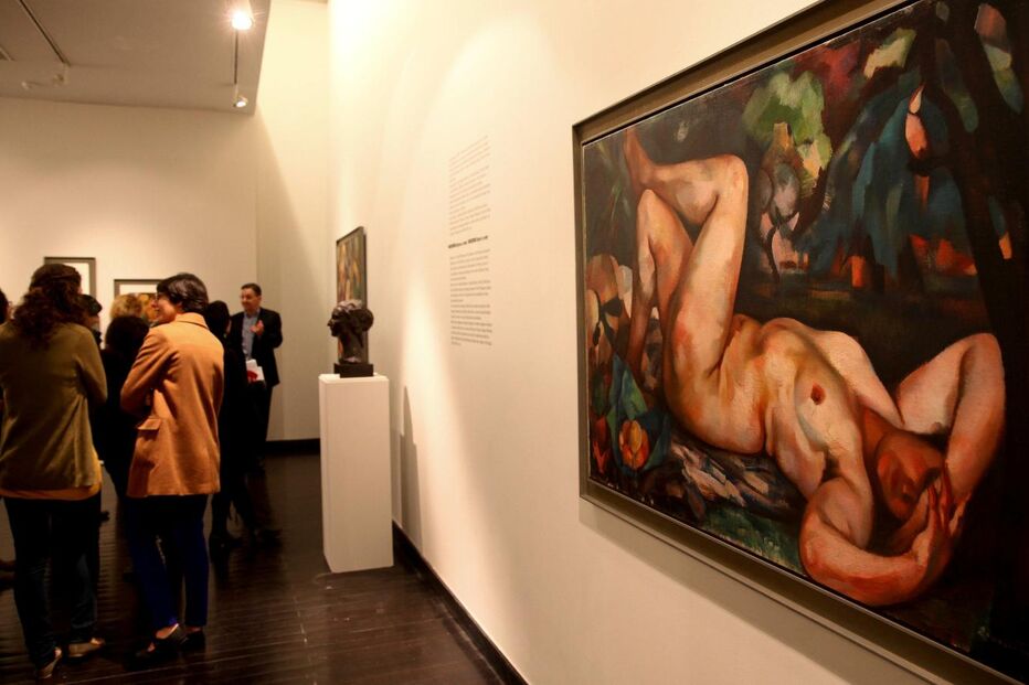 O Museu Nacional de Arte Contemporânea – Museu do Chiado inaugura hoje uma nova exposição permanente com cerca de 100 obras, desde 1850 até 1975. (Inácio Rosa/Lusa)