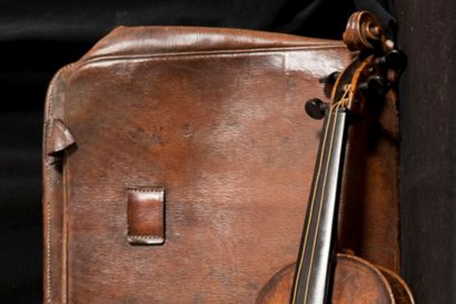 violino, titanic, naufrágio, relíquia, leilão, belfast