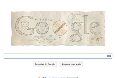 Leonhard Euler, matemático, suíço, google, doodle