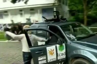 Apresentadora atropelada em direto