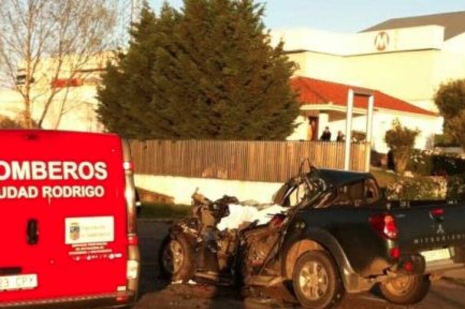 acidente, choque, português, espanha, salamanca, ciudad rodrigo
