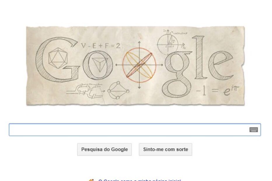 Leonhard Euler, matemático, suíço, google, doodle