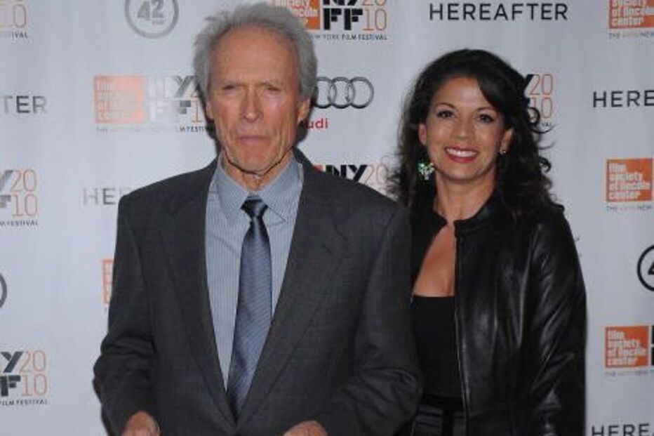 Clint Eastwood com a mulher, Dina Eastwood