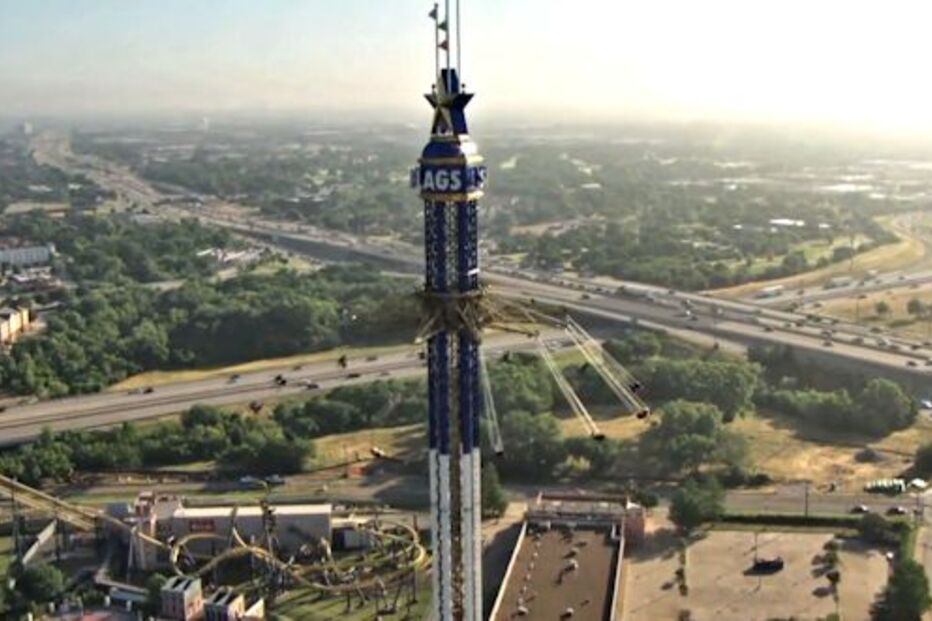 carrossel, Texas, EUA, parque de diversões, maior do mundo, Six Flags, atrações