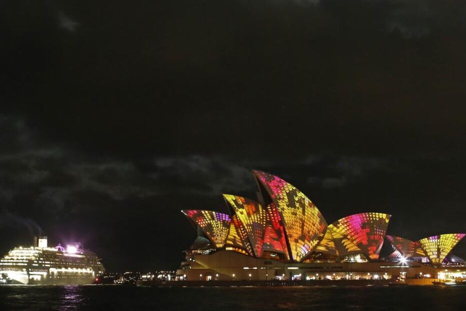 Sydney, Vivid, Austrália, luz, música, ideias, Opera House, espetáculo, projetores