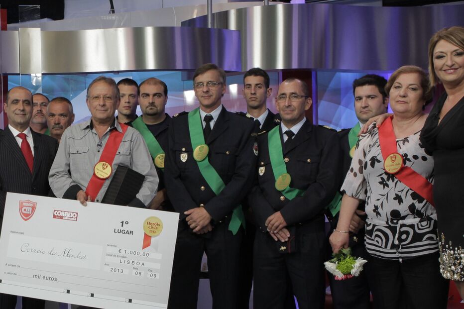 HERÓIS CM 2013, GALA, POVO PORTUGUÊS, BOMBEIRO