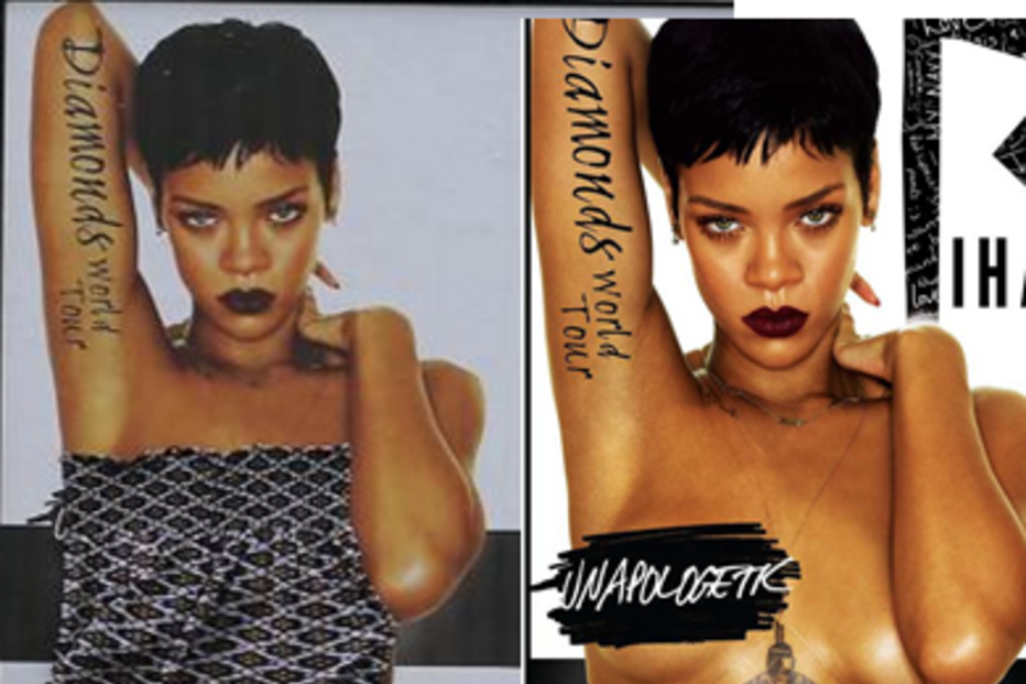 rihanna, pavilhão atlântico, concerto, poster, dublin, seios, pop