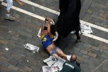 Pamplona, Fotogaleria, largada de touros, festas San Fermín
