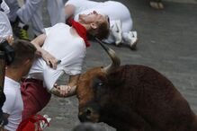 Pamplona, Fotogaleria, largada de touros, festas San Fermín