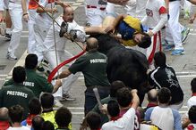 Pamplona, Fotogaleria, largada de touros, festas San Fermín