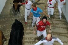 Pamplona, Fotogaleria, largada de touros, festas San Fermín