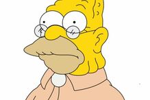 série, animação, personagens, Os Simpsons, desenhos animados, EUA