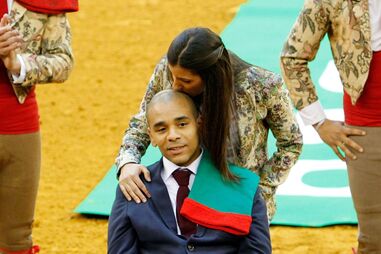 sociedade, solidariedade, Moita, Nuno Carvalho, forcado, acidente