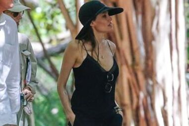 Angelia Jolie, decote, dupla mastectomia, cancro da mama, Havai