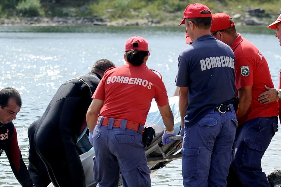 PORTUGAL, RIO, AFOGAMENTO, Costa da Caparica