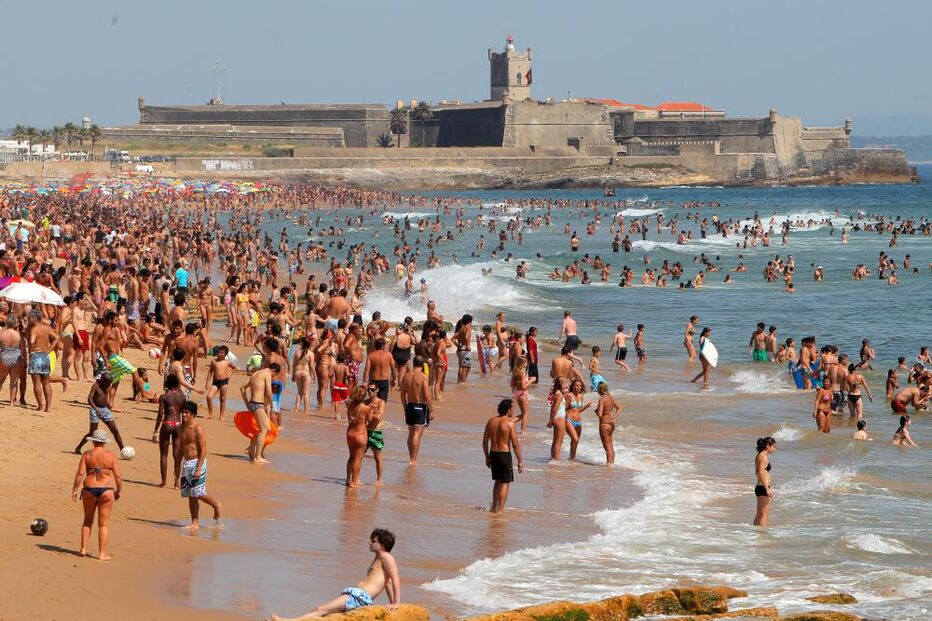 Carcavelos, praia, micro-organismos, cascais