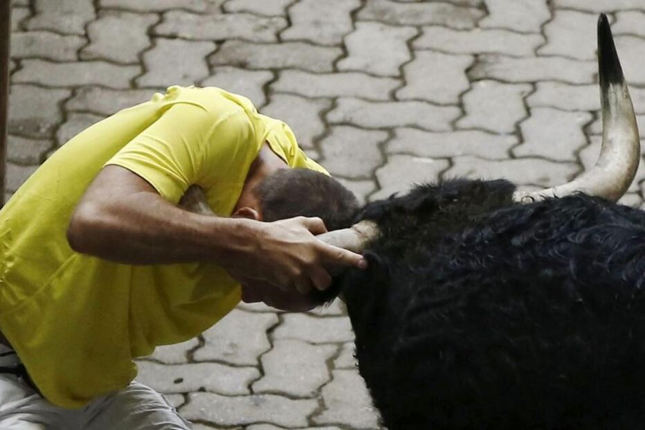 Pamplona, Fotogaleria, largada de touros, festas San Fermín