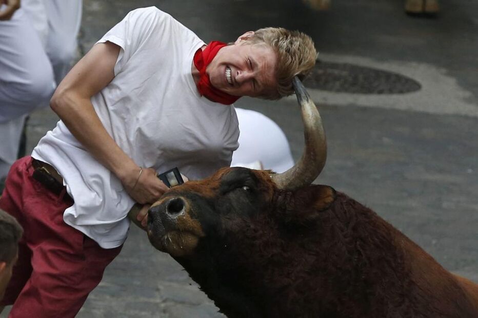 Pamplona, Fotogaleria, largada de touros, festas San Fermín
