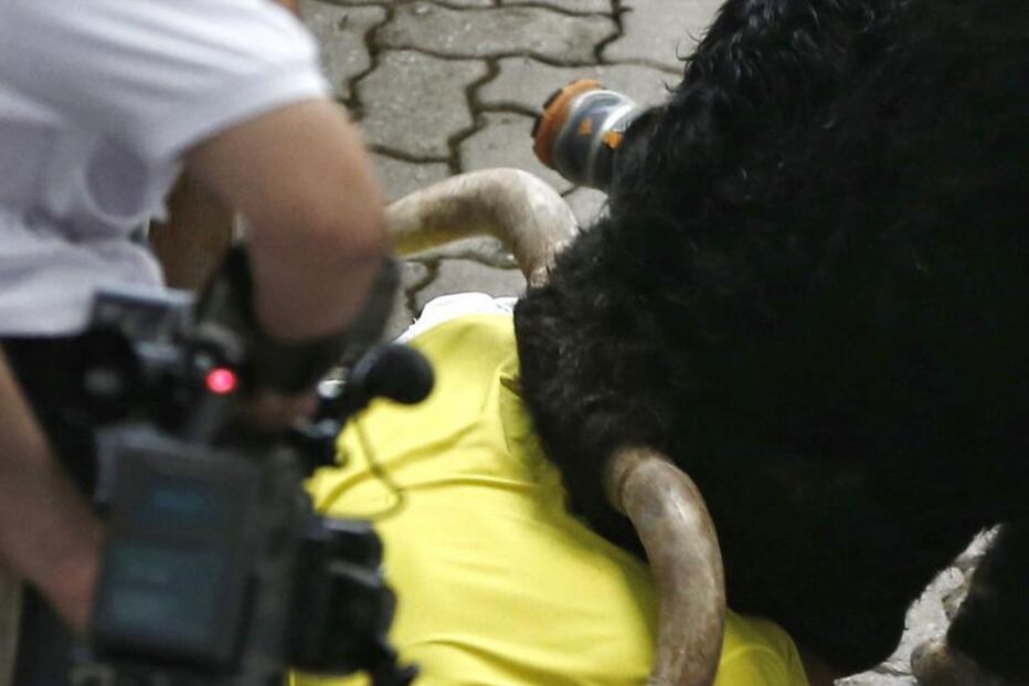 Pamplona, Fotogaleria, largada de touros, festas San Fermín