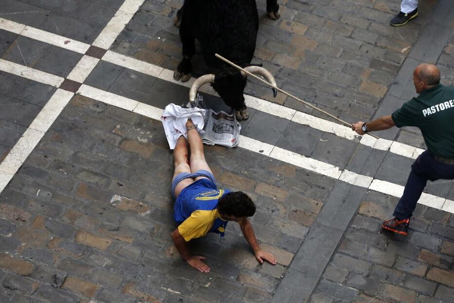 Pamplona, Fotogaleria, largada de touros, festas San Fermín