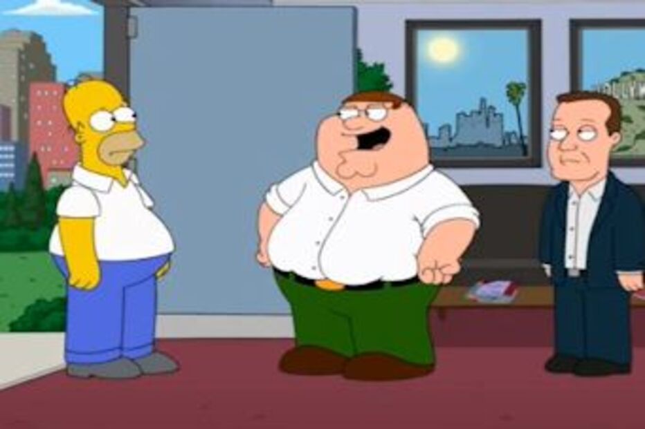 Simpsons, Family Guy, Homer Simpson, Peter Griffin, Mat Groening, Seth MacFarlane, televisão, séries, animação