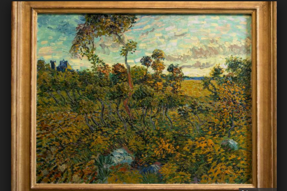 Van Gogh, pintor, quadro, Pôr do Sol em Montmajour
